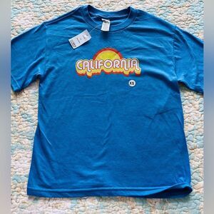 NEW Kids California vintage style Short Sleeve tee shirt, Sz. XS 4/5
